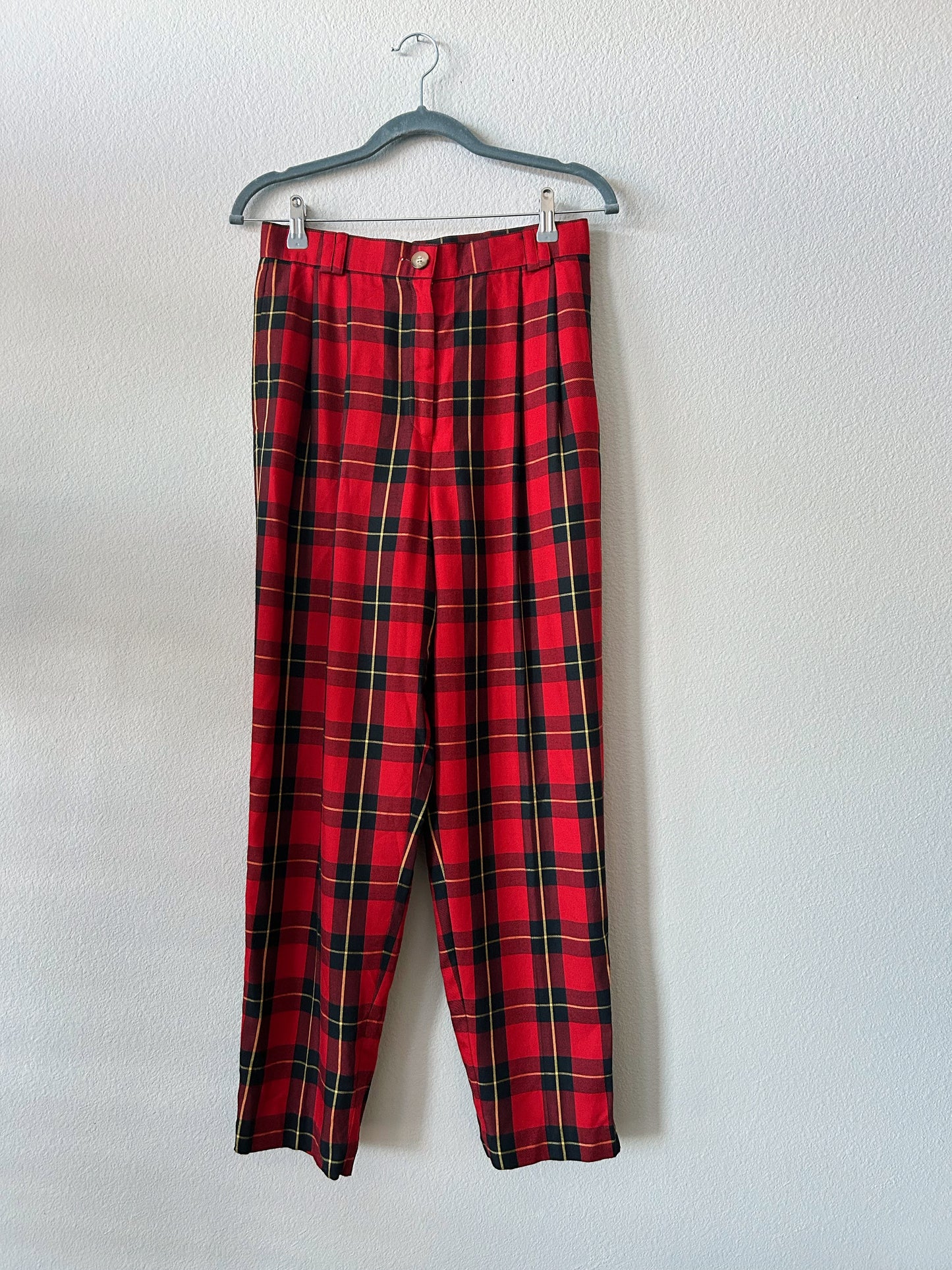 1980's Vintage Plaid Pants