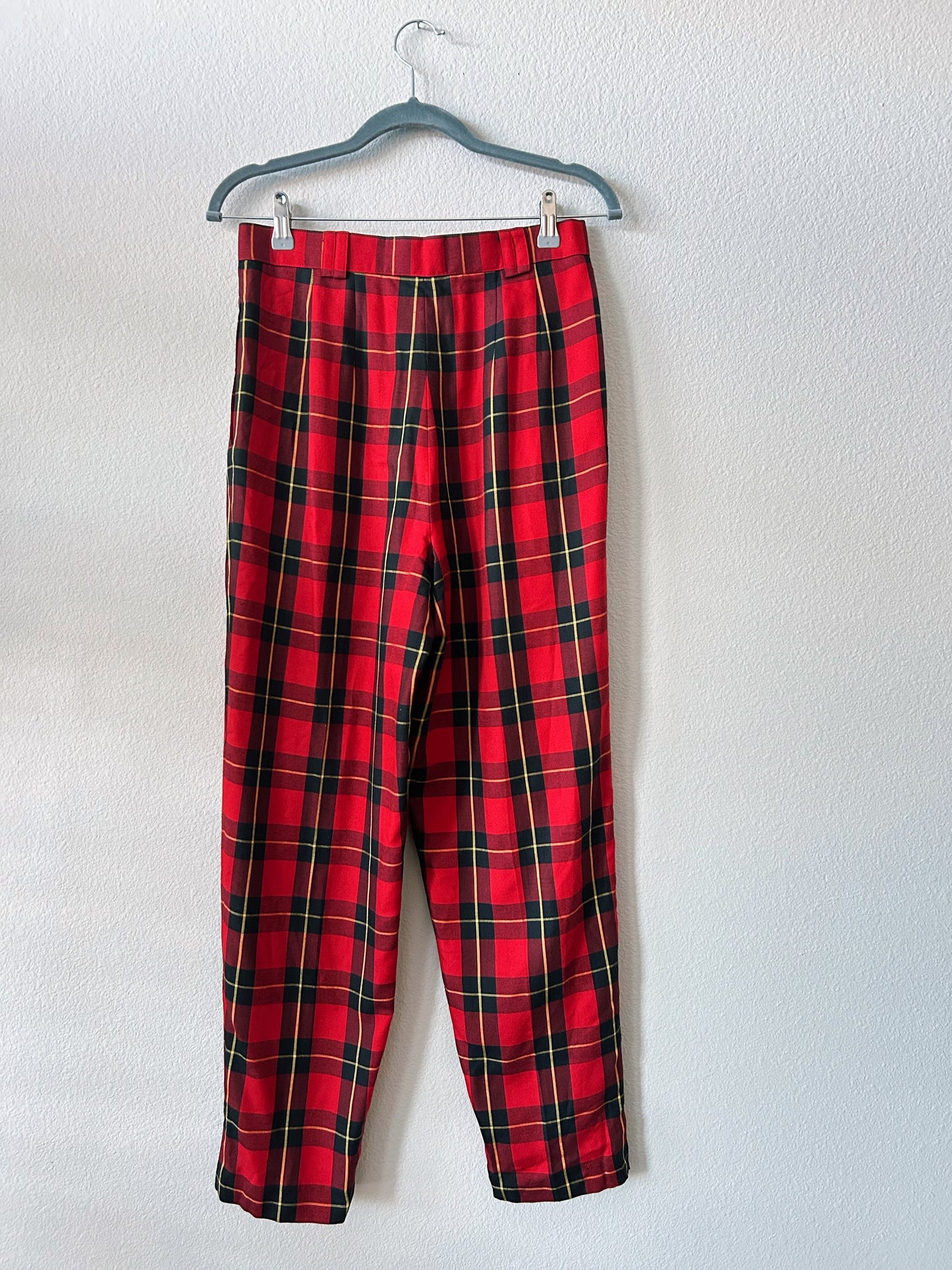1980's Vintage Plaid Pants