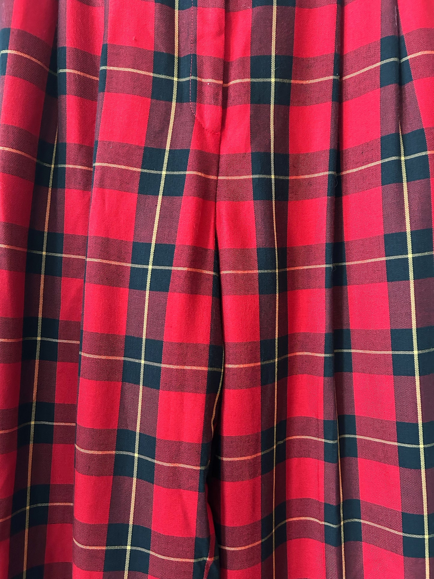 1980's Vintage Plaid Pants