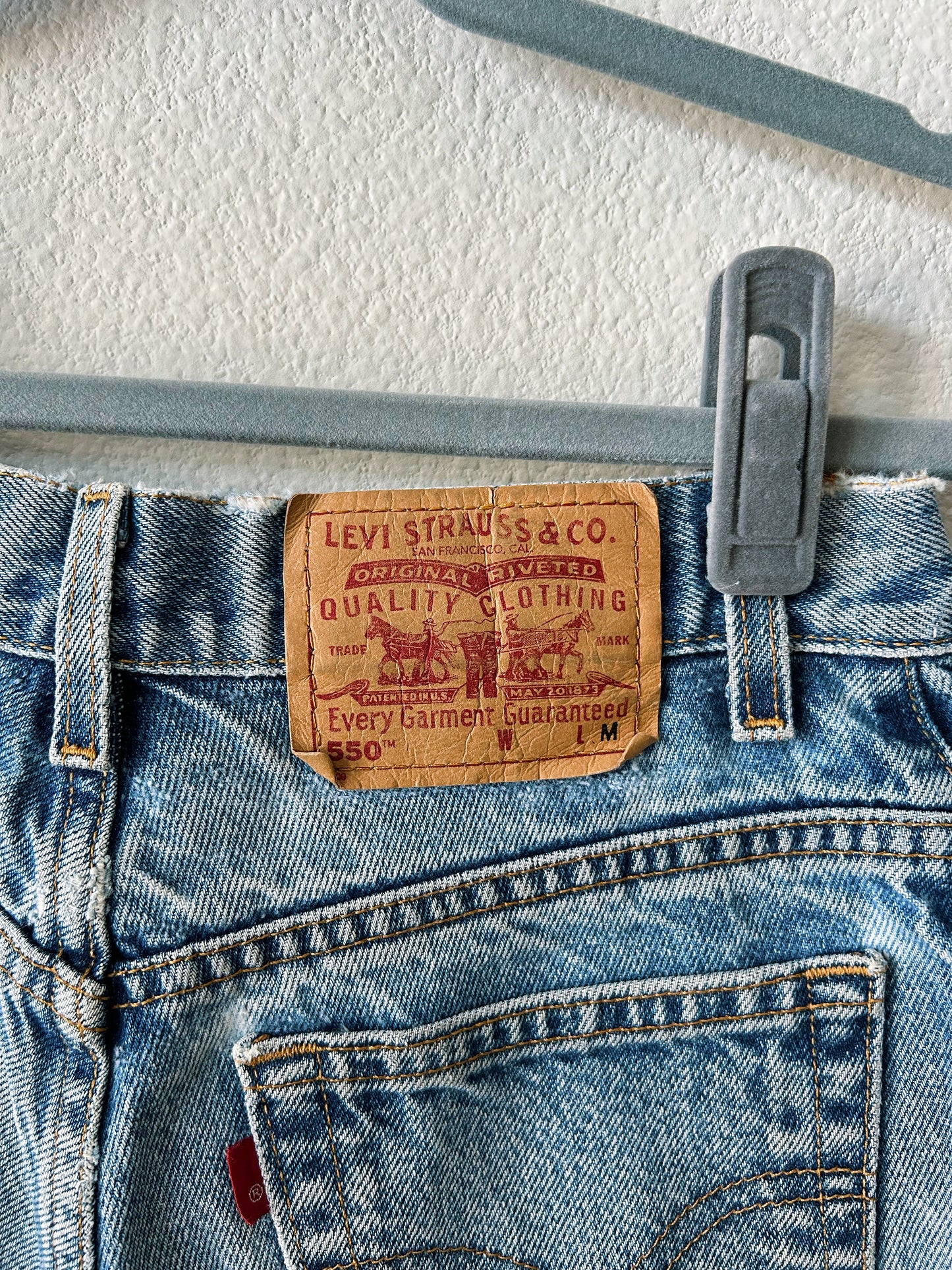 Vintage upcycled 501 Levi's shorts