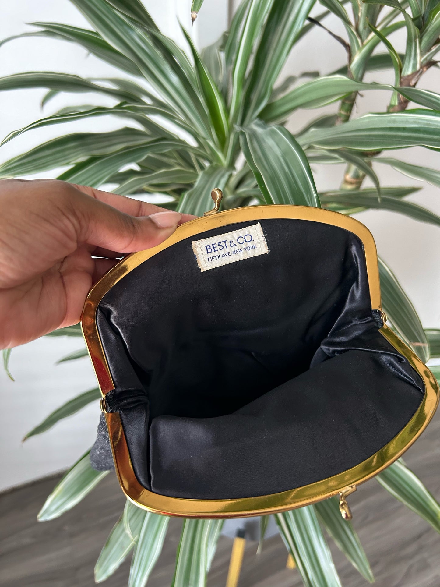 1940's Vintage Wool Clutch