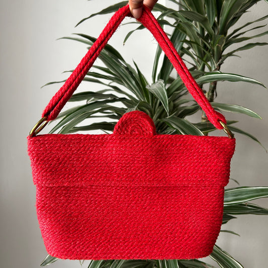1980's Vintage Knitted Purse