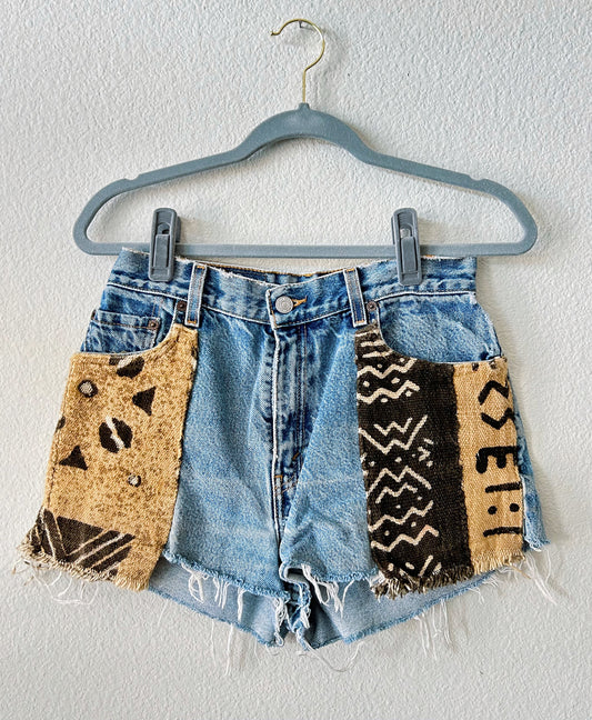 Vintage upcycled 501 Levi's shorts