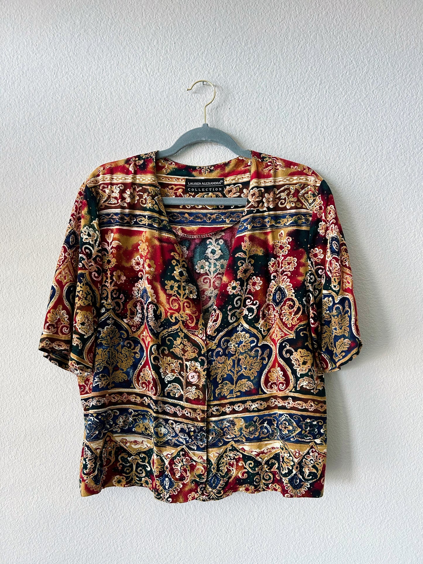 Vintage 1980's Hipster Fit Button Shirt