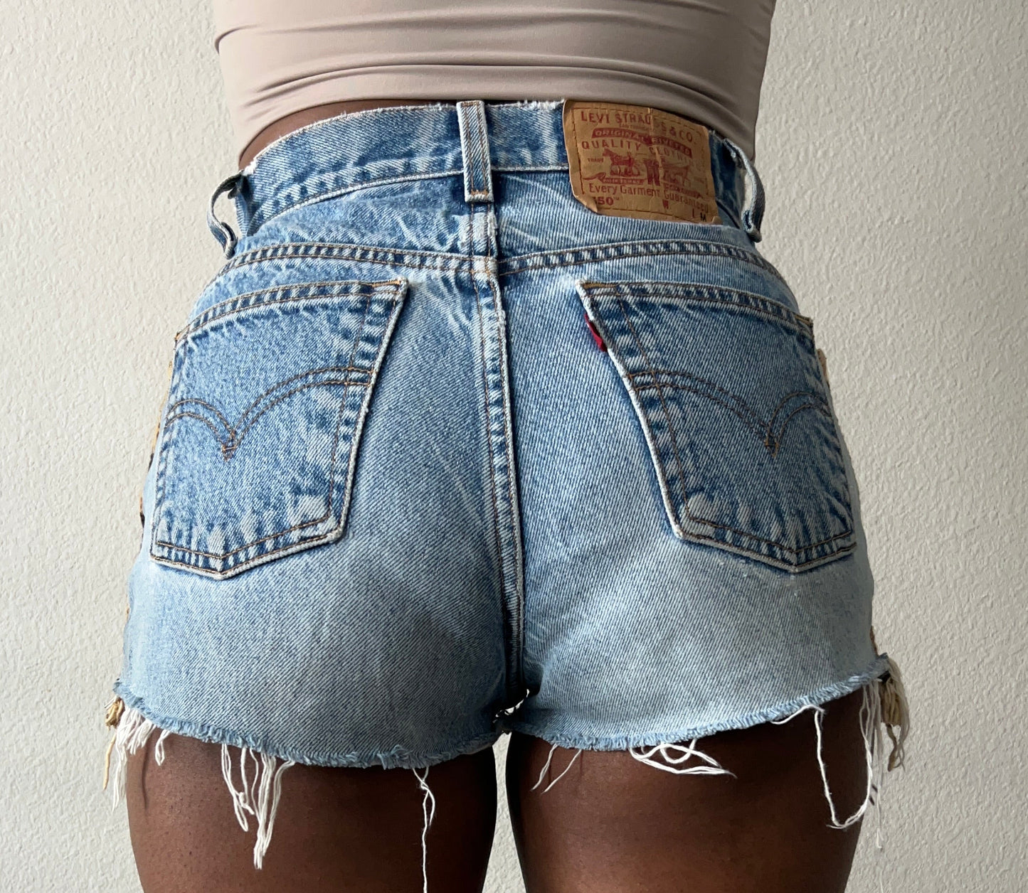 Vintage upcycled 501 Levi's shorts