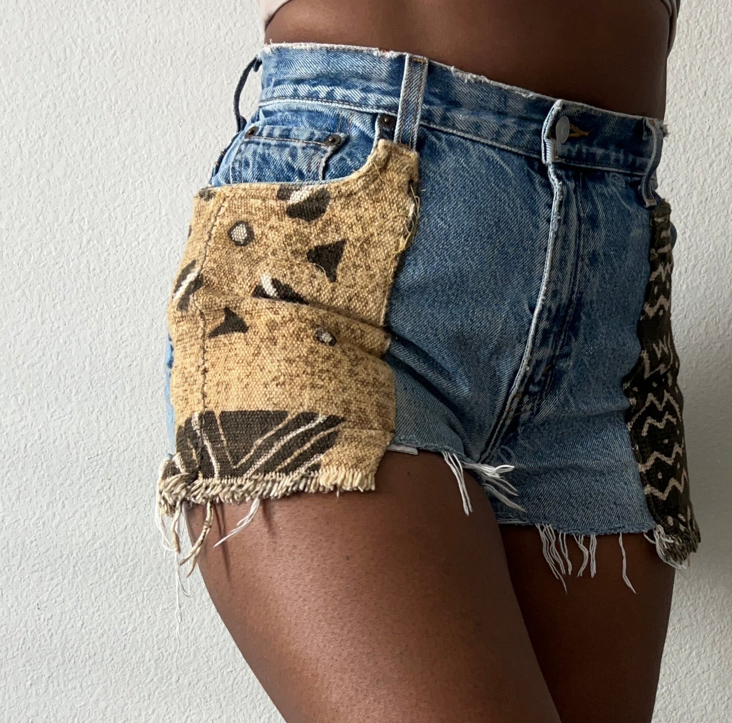 Vintage upcycled 501 Levi's shorts
