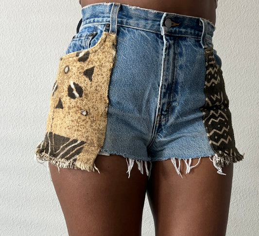 Vintage upcycled 501 Levi's shorts