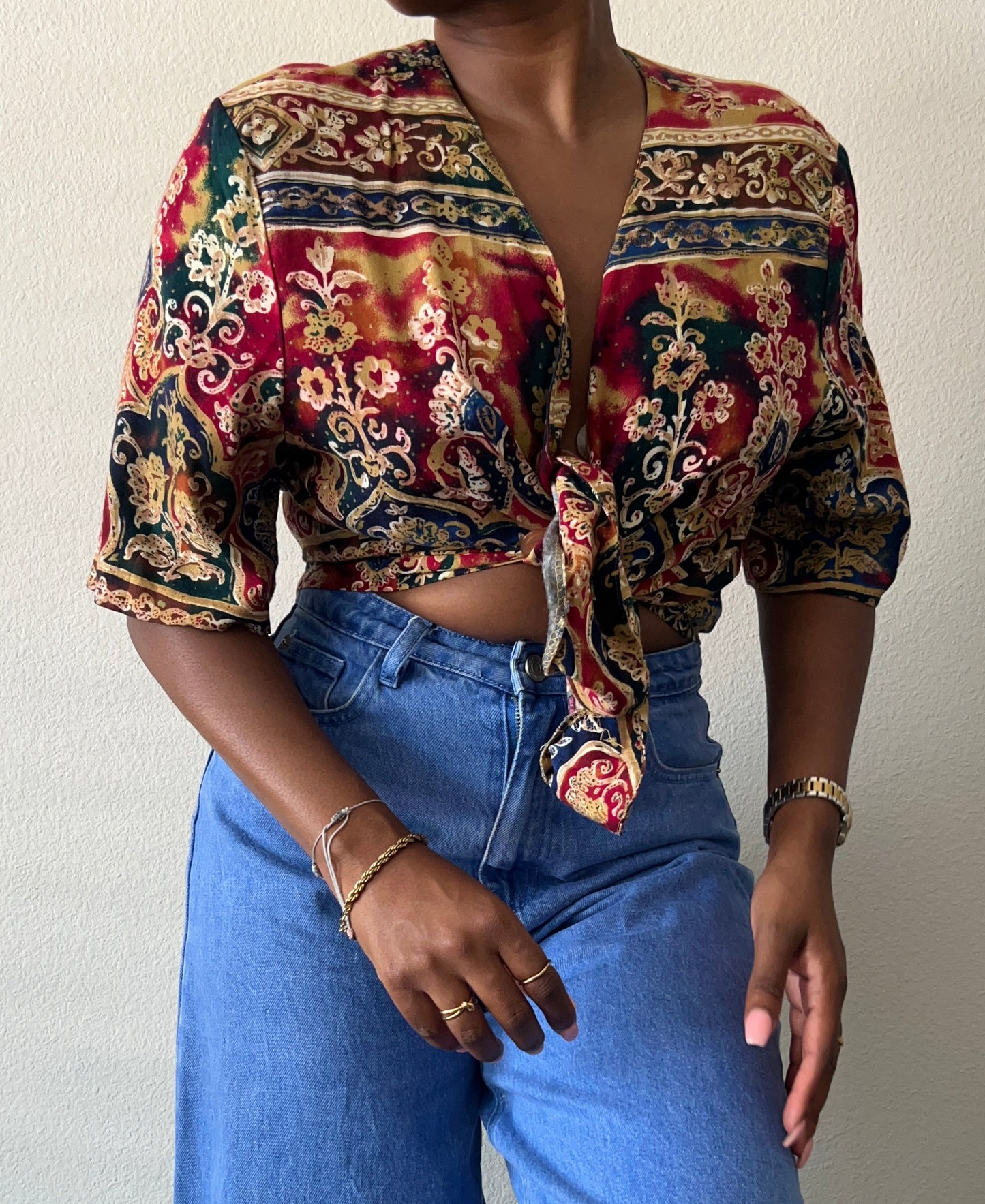 Vintage 1980's Hipster Fit Button Shirt